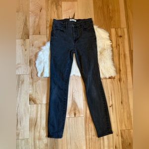 Madewell high riser skinny jeans